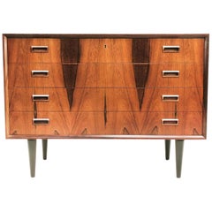 Danish Rosewood Chest of Drawers by Bornholm, Mid Century, 1960s
