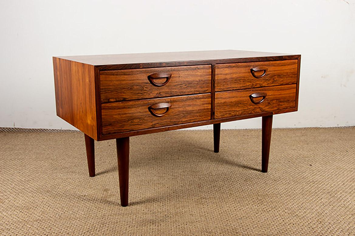 Danish Rosewood chest of drawers by Kai Kristiansen/Feldballe Møbelfabrik 1960. For Sale 6