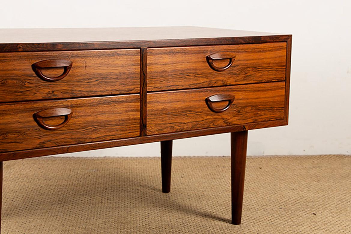 Danish Rosewood chest of drawers by Kai Kristiansen/Feldballe Møbelfabrik 1960. For Sale 2