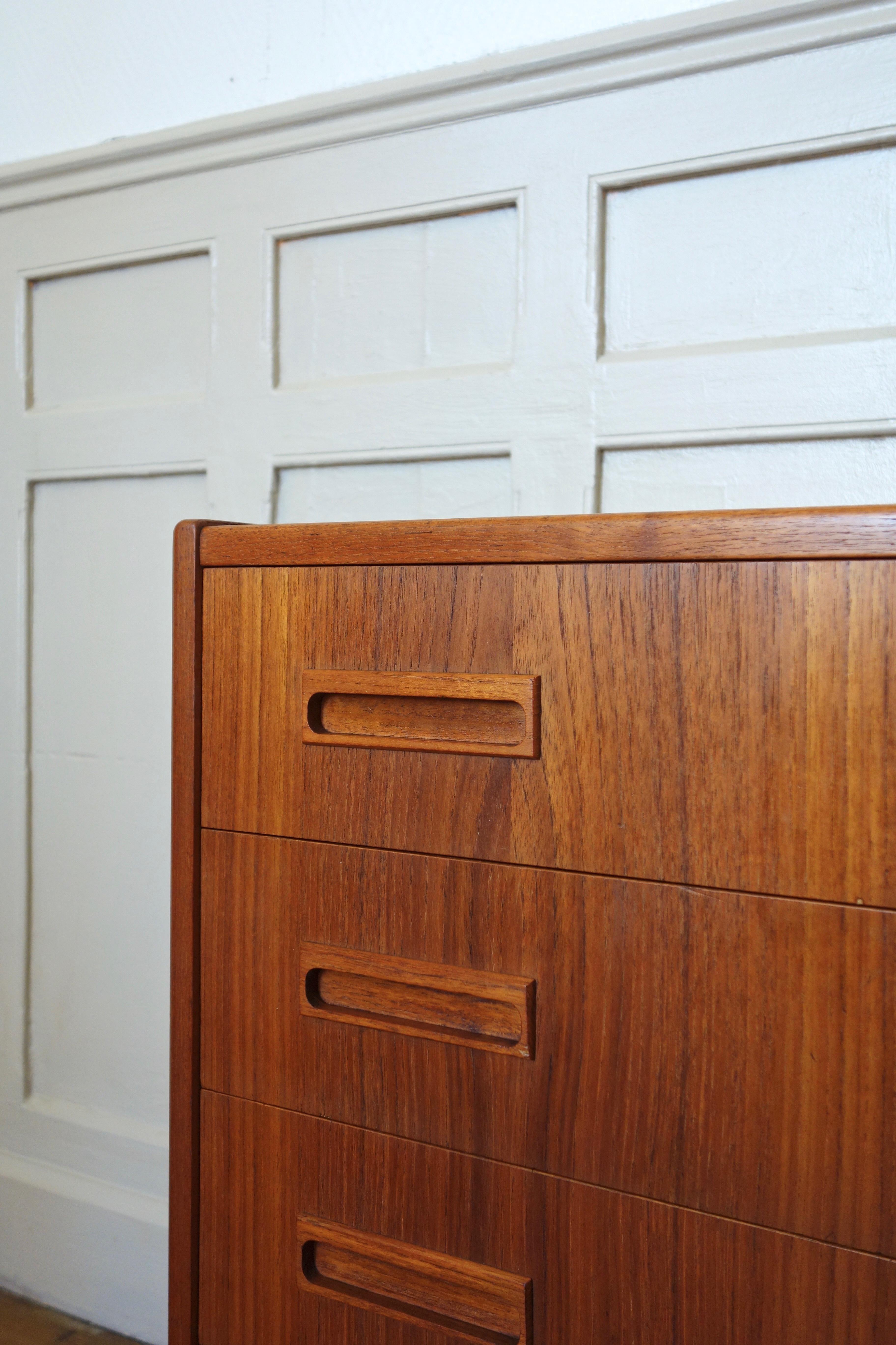 Mid-20th Century Danish Rosewood Chest of Drawers by Otto Nielsen, 1960s