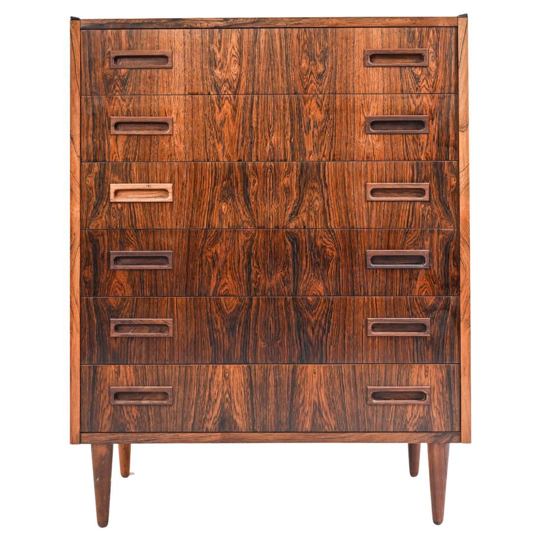 Danish Rosewood Chest of Drawers by P. Westergaard, c. 1960's