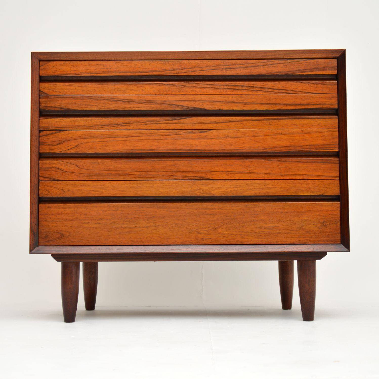 Mid-Century Modern Danish Rosewood Chest of Drawers by Poul Cadovious