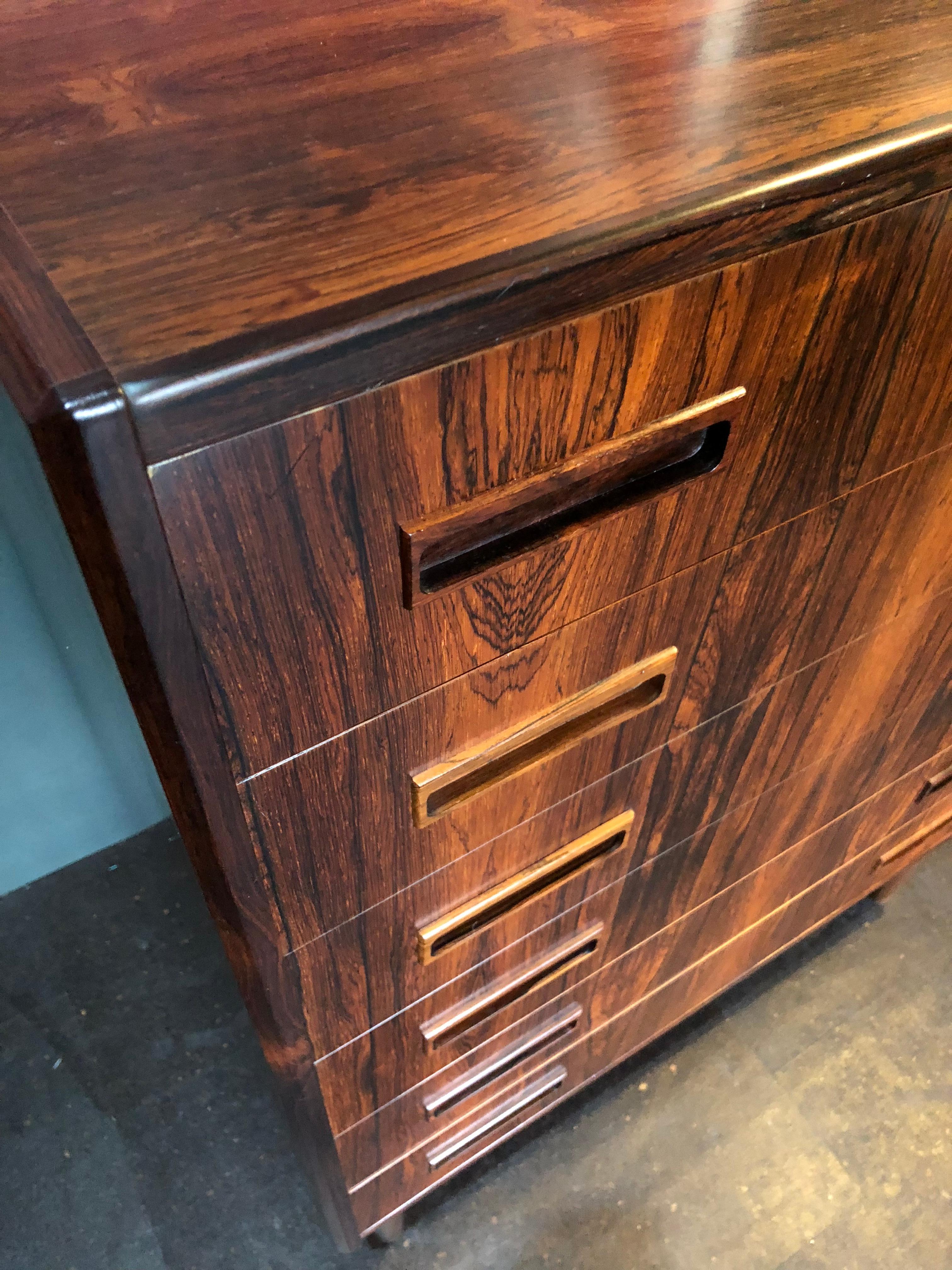 Danish Rosewood Chest of Drawers, by Westergaard In Good Condition In London, GB