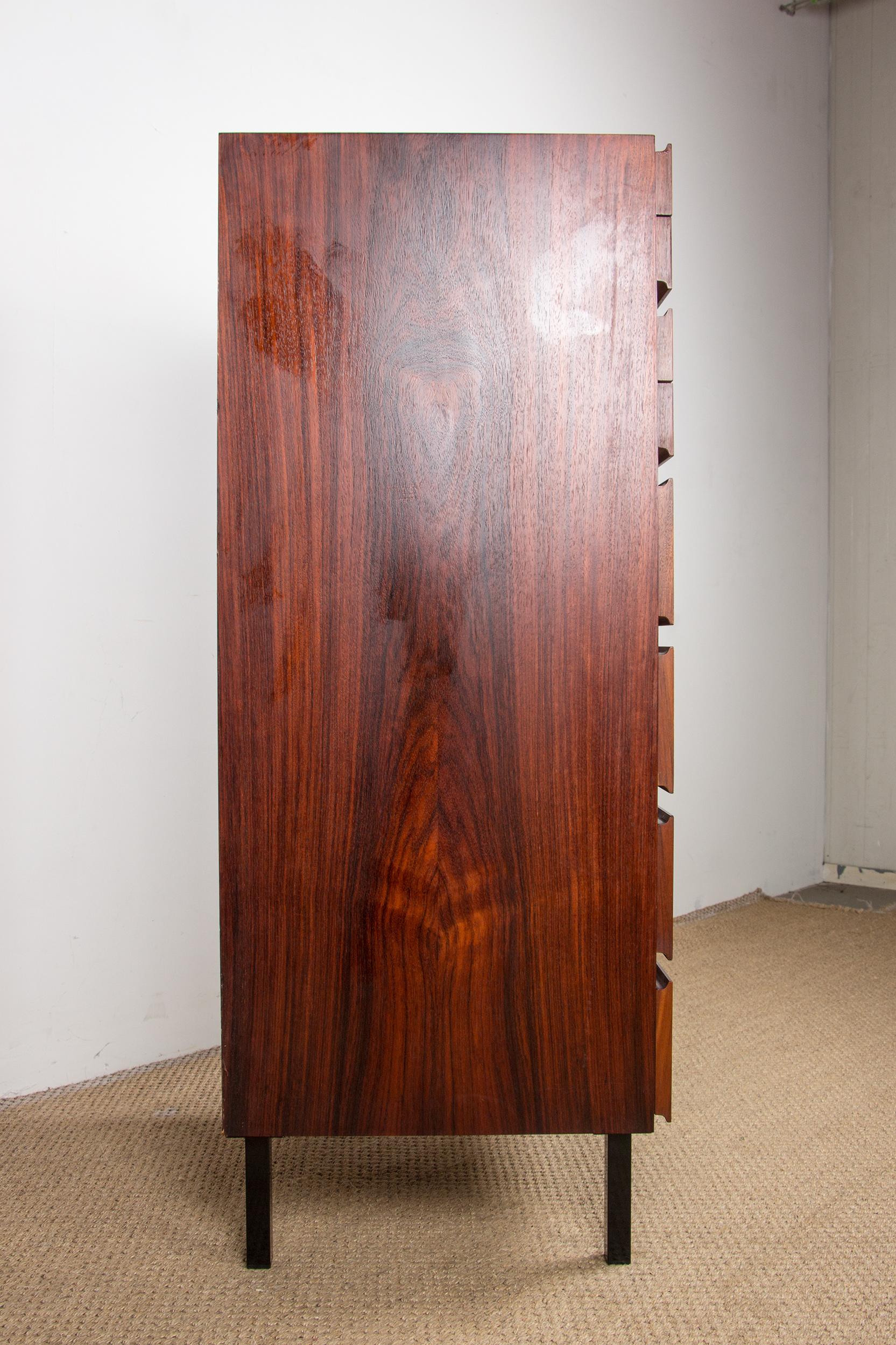 Danish Rosewood Chest of Drawers, Chiffonier Model 126 by Arne Wahl Iversen 1960 7