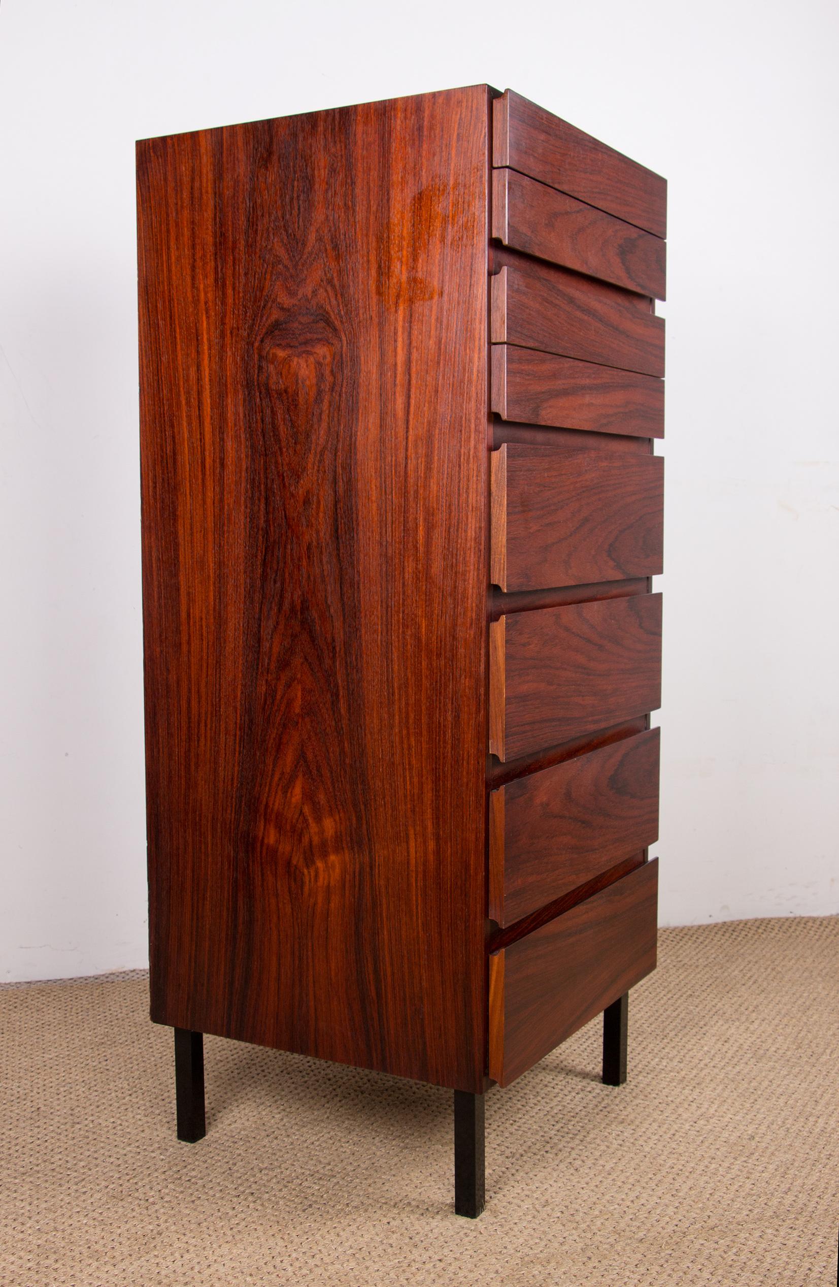 Danish Rosewood Chest of Drawers, Chiffonier Model 126 by Arne Wahl Iversen 1960 3