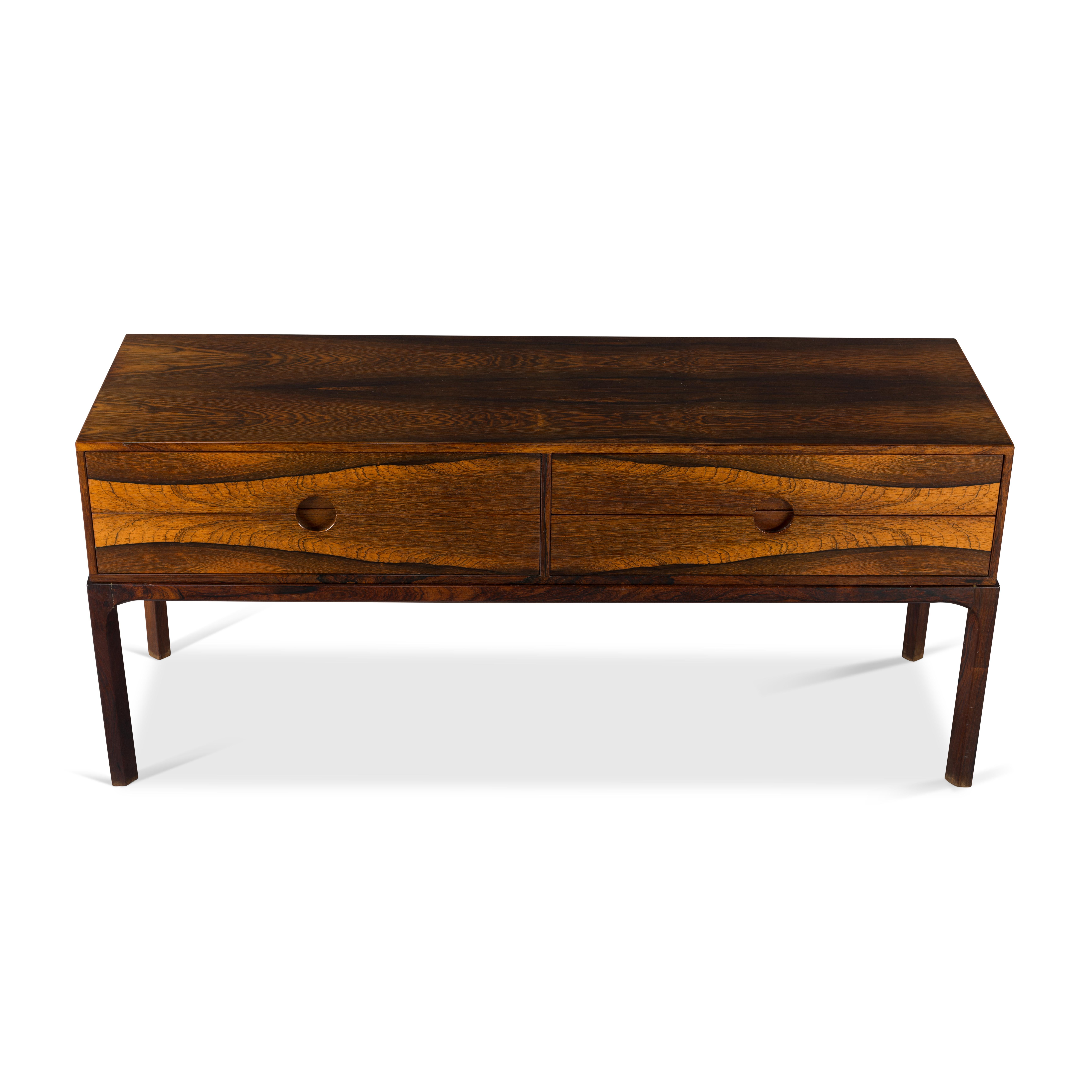 Mid-Century Modern Danish Rosewood Chest of Drawers No. 394 by Aksel Kjersgaard, 1950s 