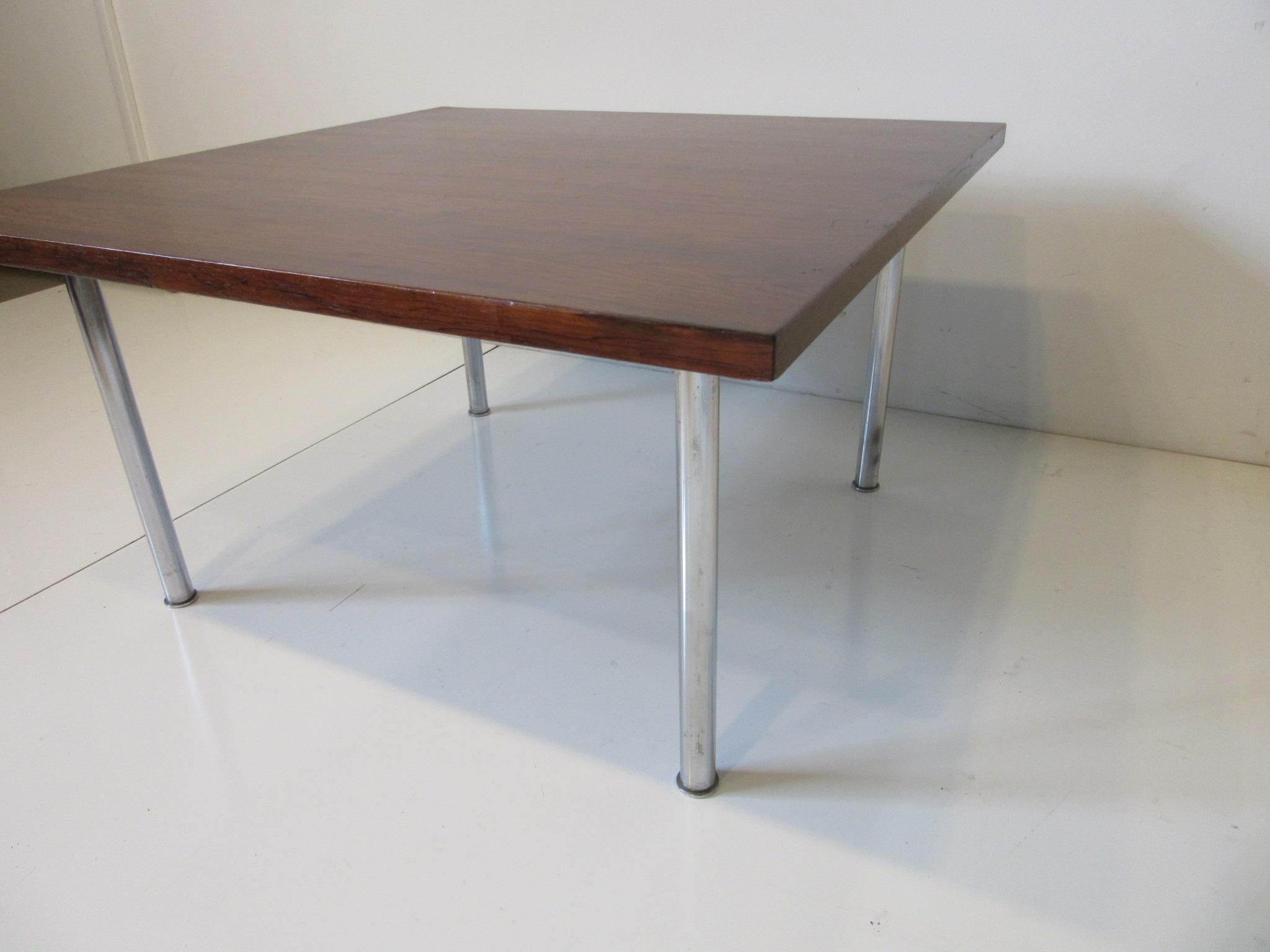 Danish Rosewood Coffee Table by Bodil kjaer for E. Pedersen & Sons, Denmark In Good Condition For Sale In Cincinnati, OH