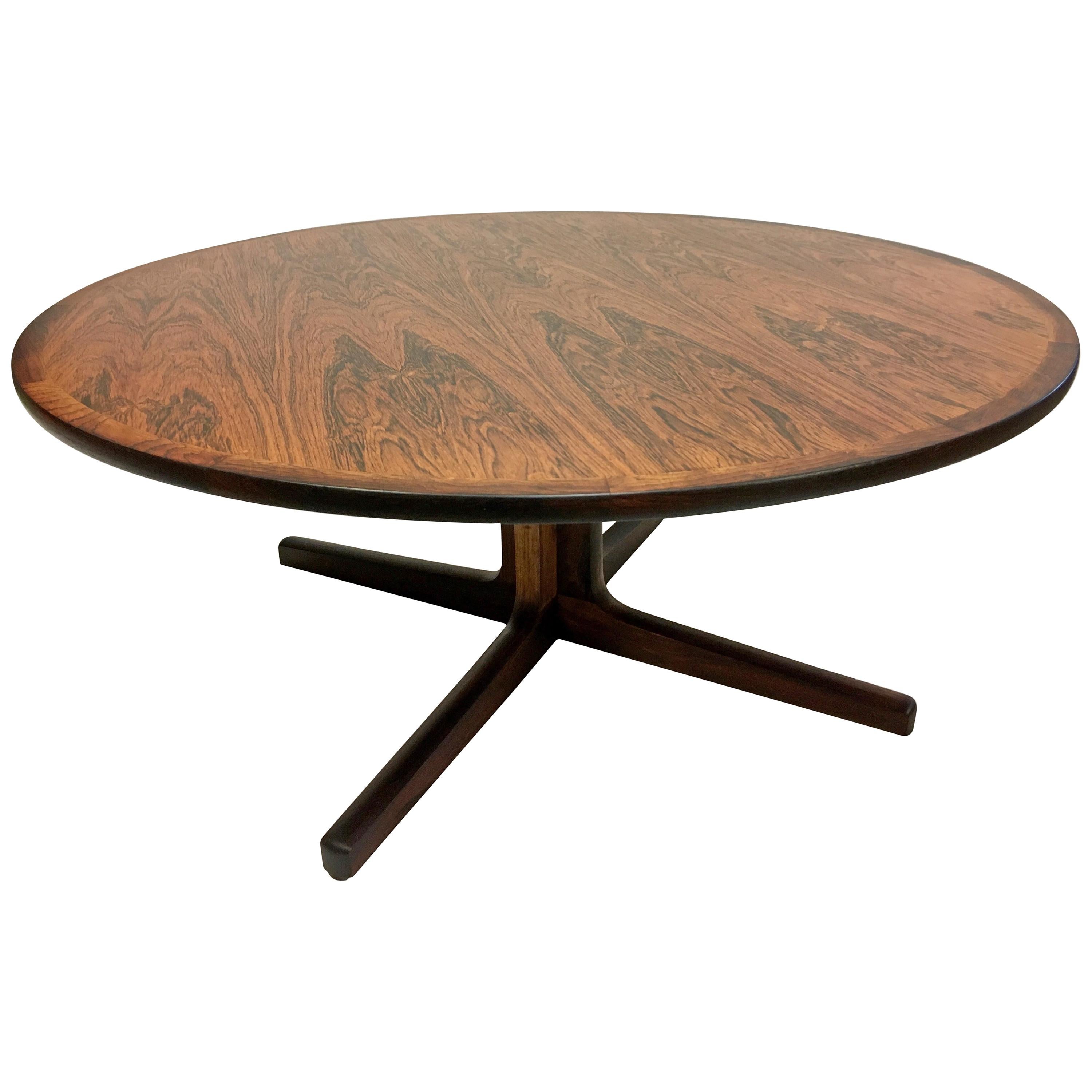 Danish Rosewood Coffee Table by Hans Christian Andersen, circa 1960s