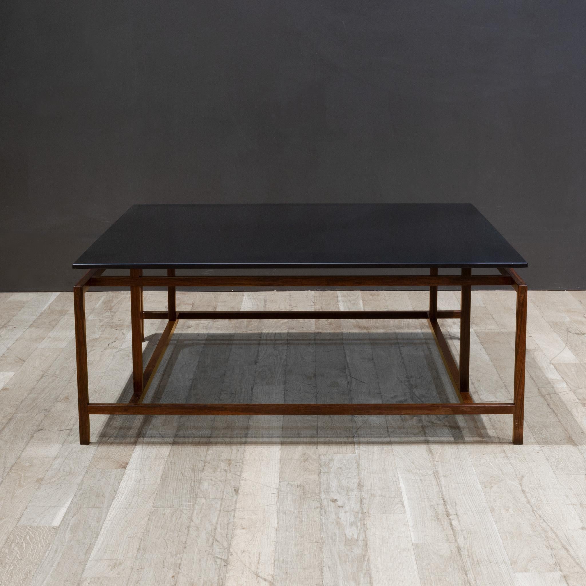 20th Century Danish Rosewood Coffee Table by Henning Norgaard for Komfort c.1960 For Sale