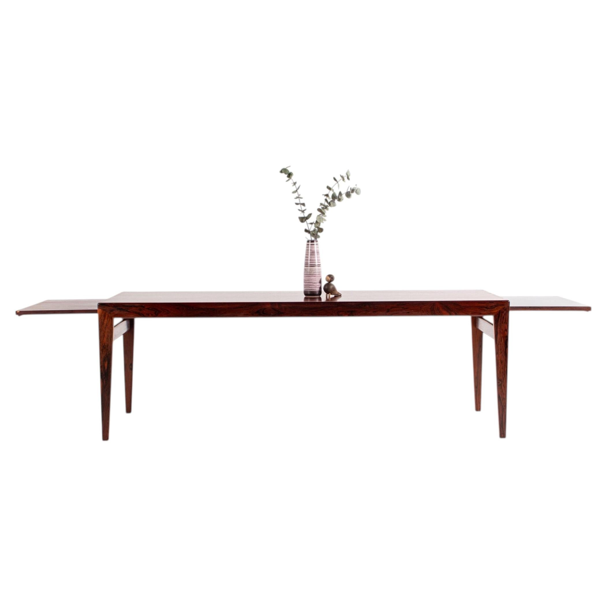 Danish Rosewood Coffee Table by Johannes Andersen for Silkeborg