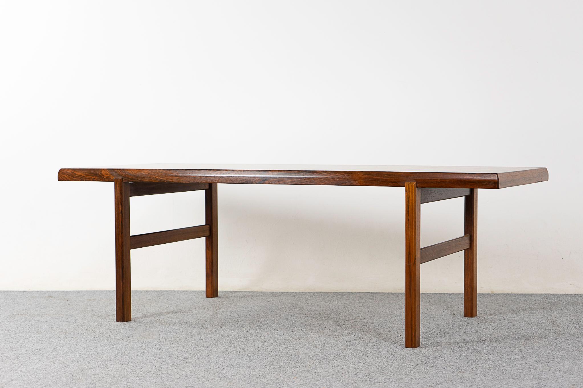 Danish Rosewood Coffee Table For Sale 1