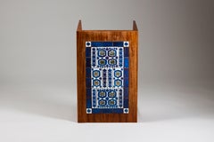 Danish Rosewood Coffee Table with Ceramic Tile Top, Tenera, by Severin Hansen