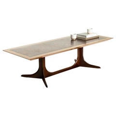 Danish Rosewood Coffee Table with Copper Top, the 1960s