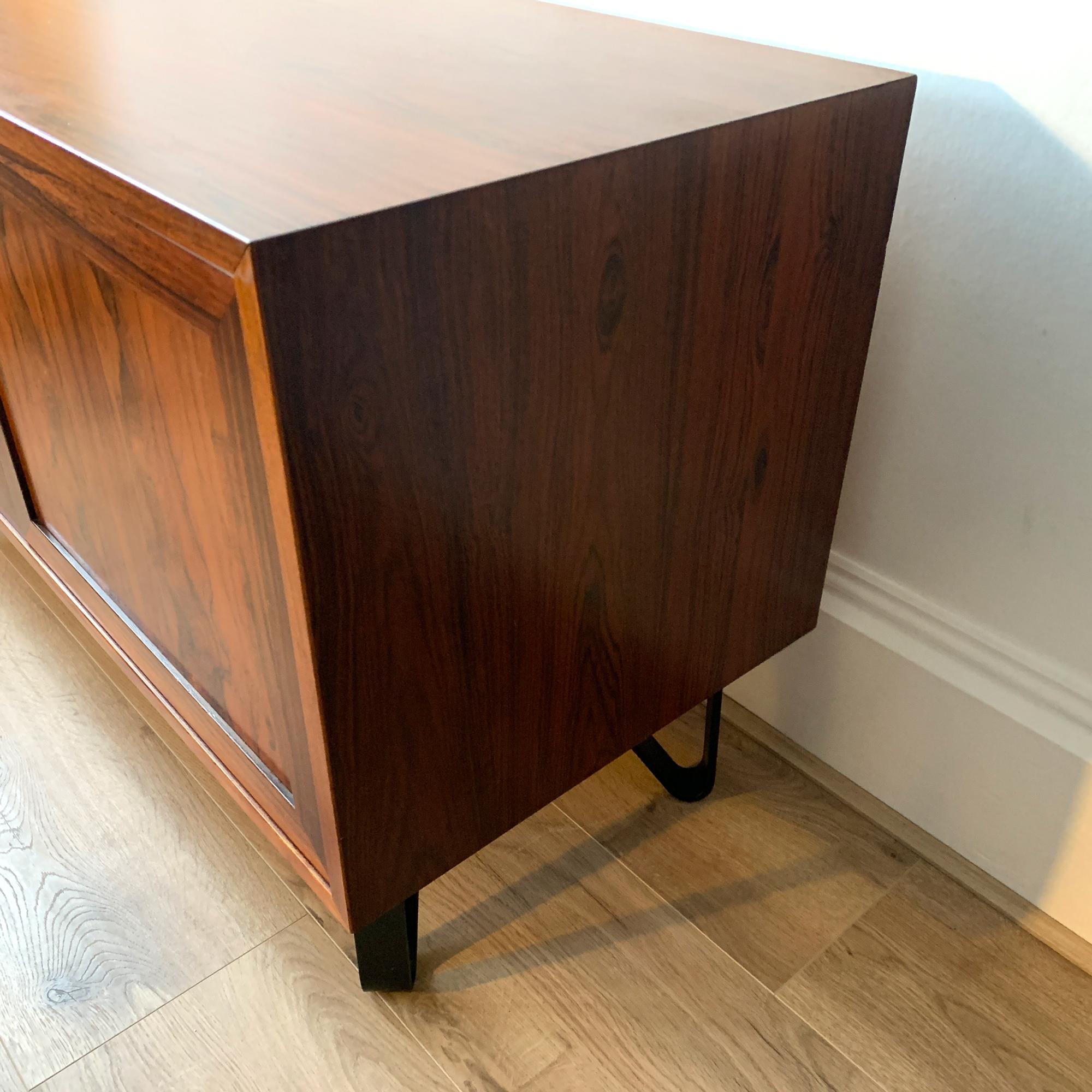 20th Century Danish Rosewood Compact Sideboard by Sejling Skabe