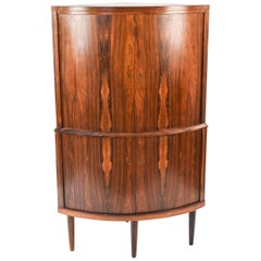 Dänischer Palisander-Eckschrank von Midtjydsk Møbelfabrik