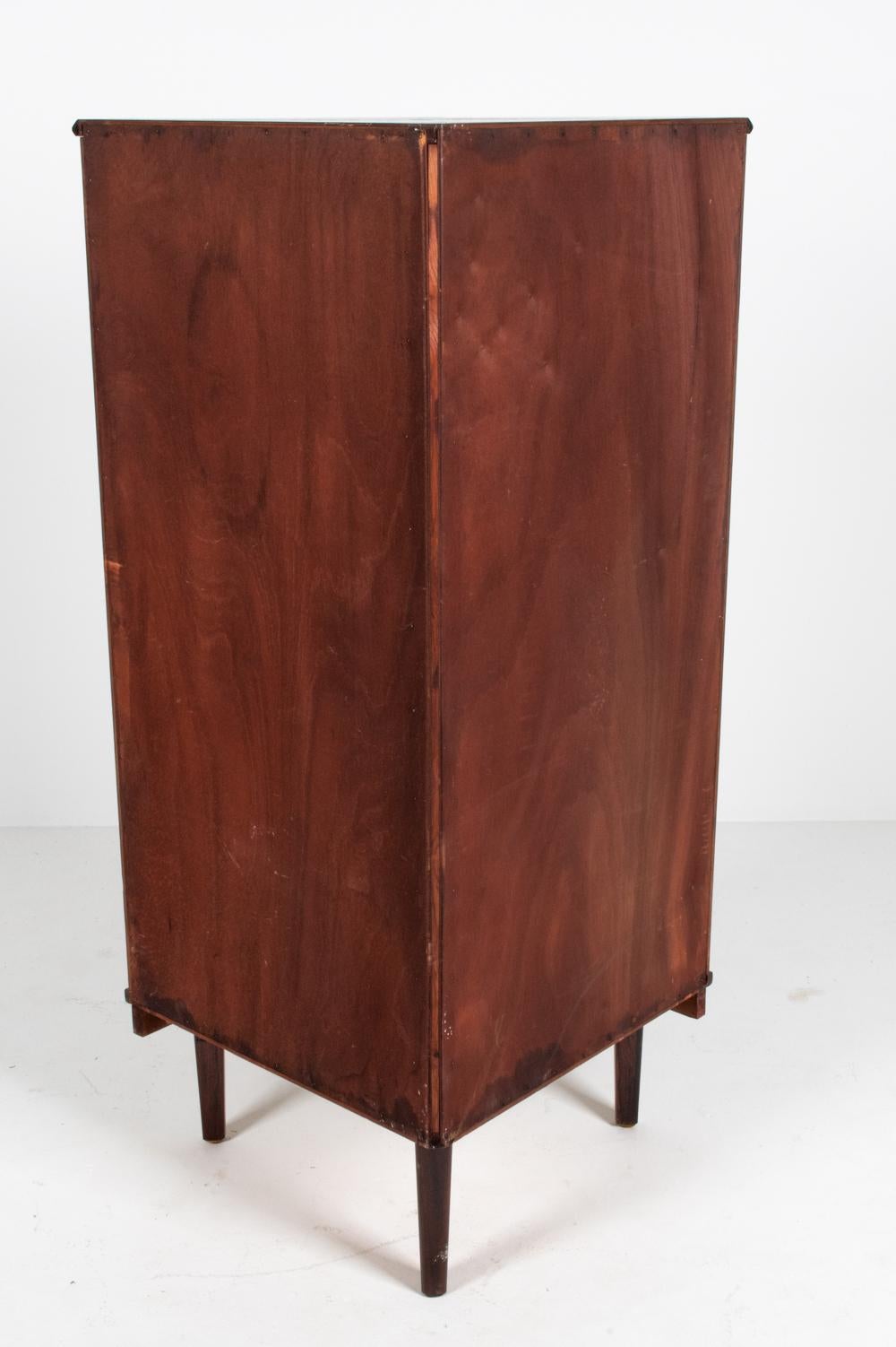 Danish Rosewood Corner Cabinet, c. 1980's For Sale 4