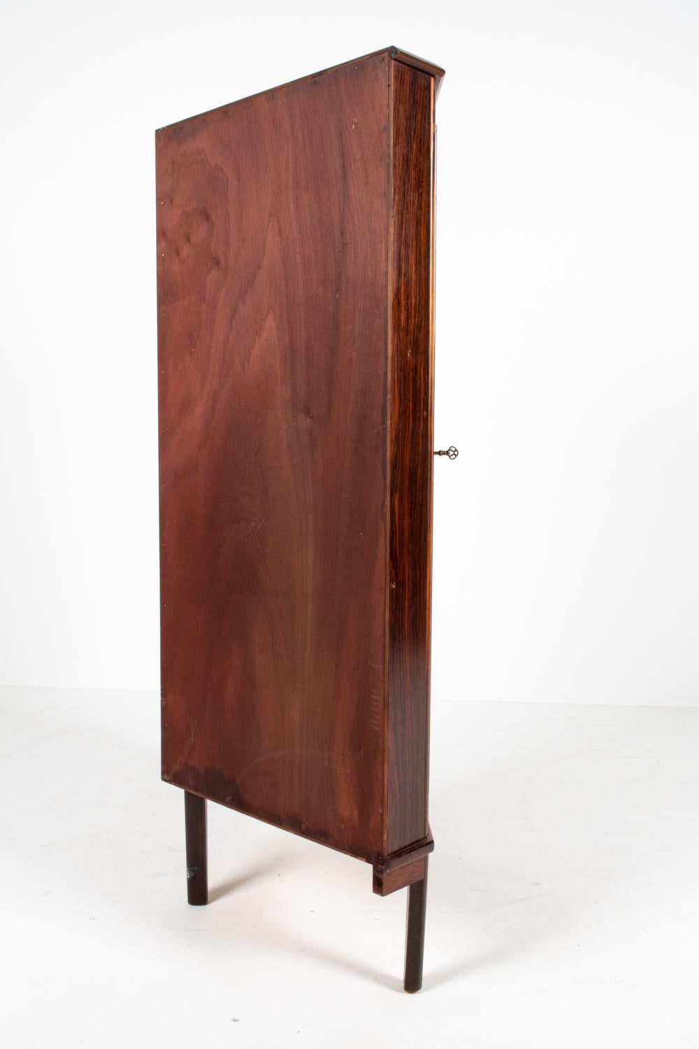 Danish Rosewood Corner Cabinet, c. 1980's For Sale 8