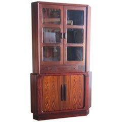 Danish Rosewood Corner Cabinet