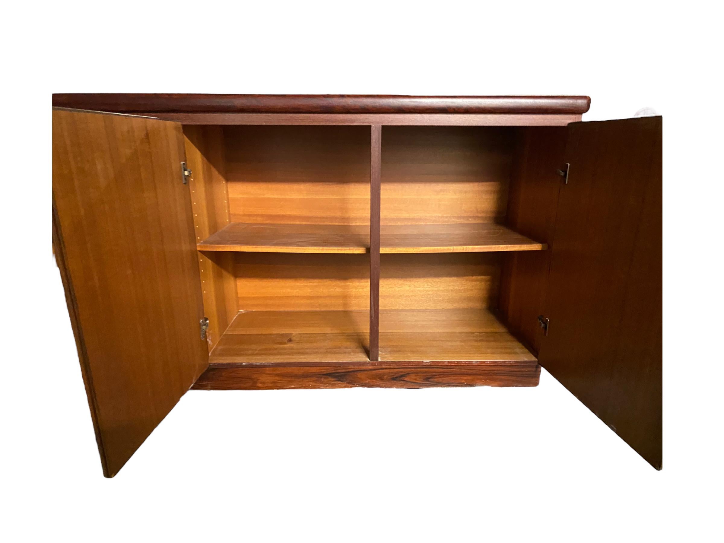 Danish Rosewood Credenza by Rasmus For Sale 3