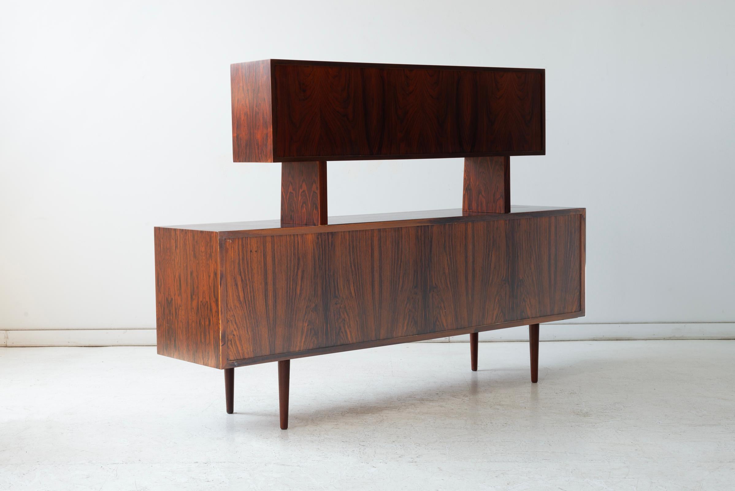 Danish Rosewood Credenza by Svend Aage Larsen for Faarup Mobelfabrik For Sale 6