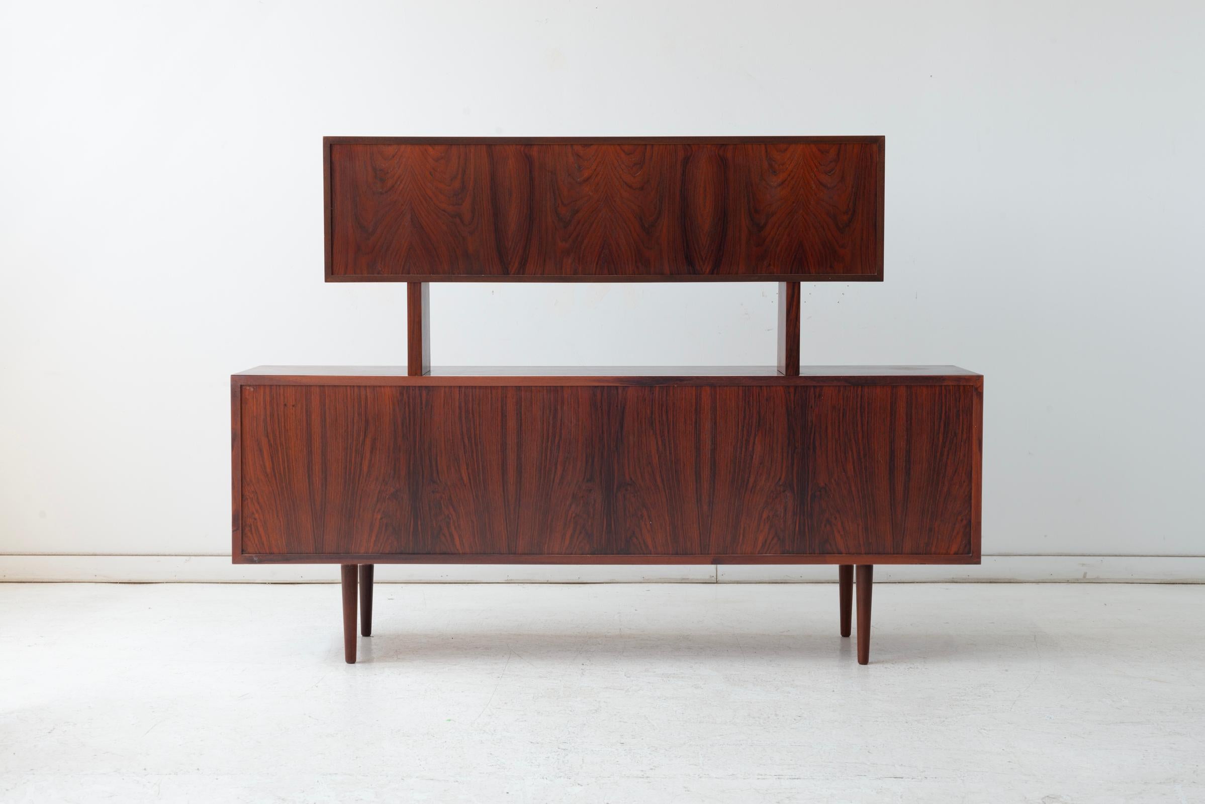 Danish Rosewood Credenza by Svend Aage Larsen for Faarup Mobelfabrik For Sale 7