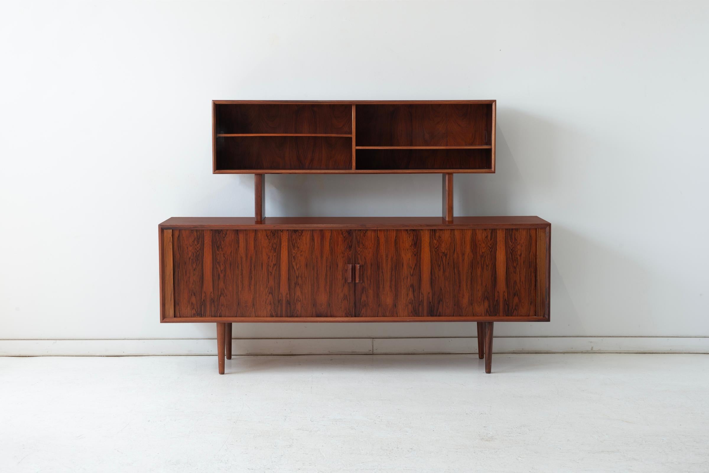 Mid-20th Century Danish Rosewood Credenza by Svend Aage Larsen for Faarup Mobelfabrik For Sale
