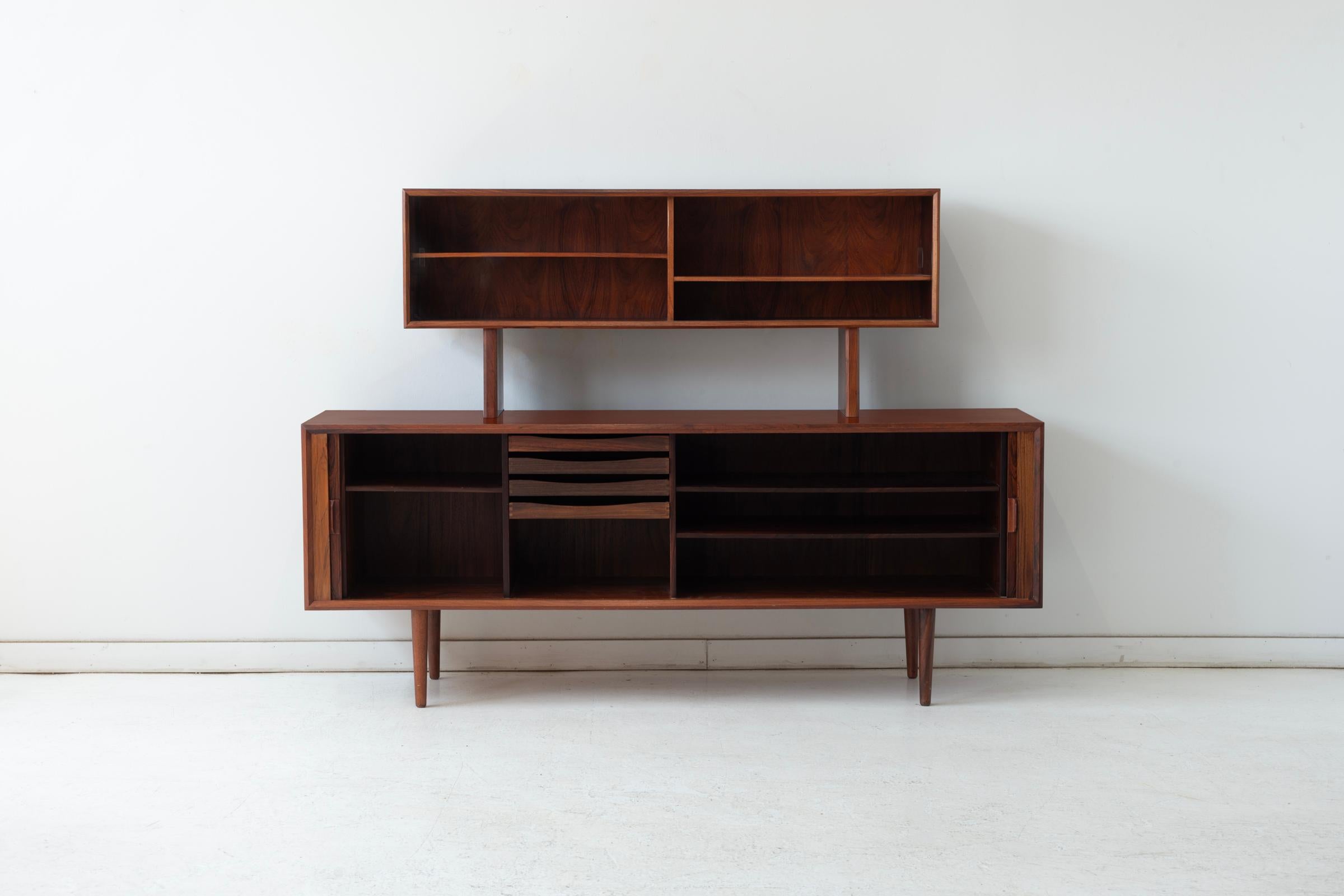 Danish Rosewood Credenza by Svend Aage Larsen for Faarup Mobelfabrik For Sale 2