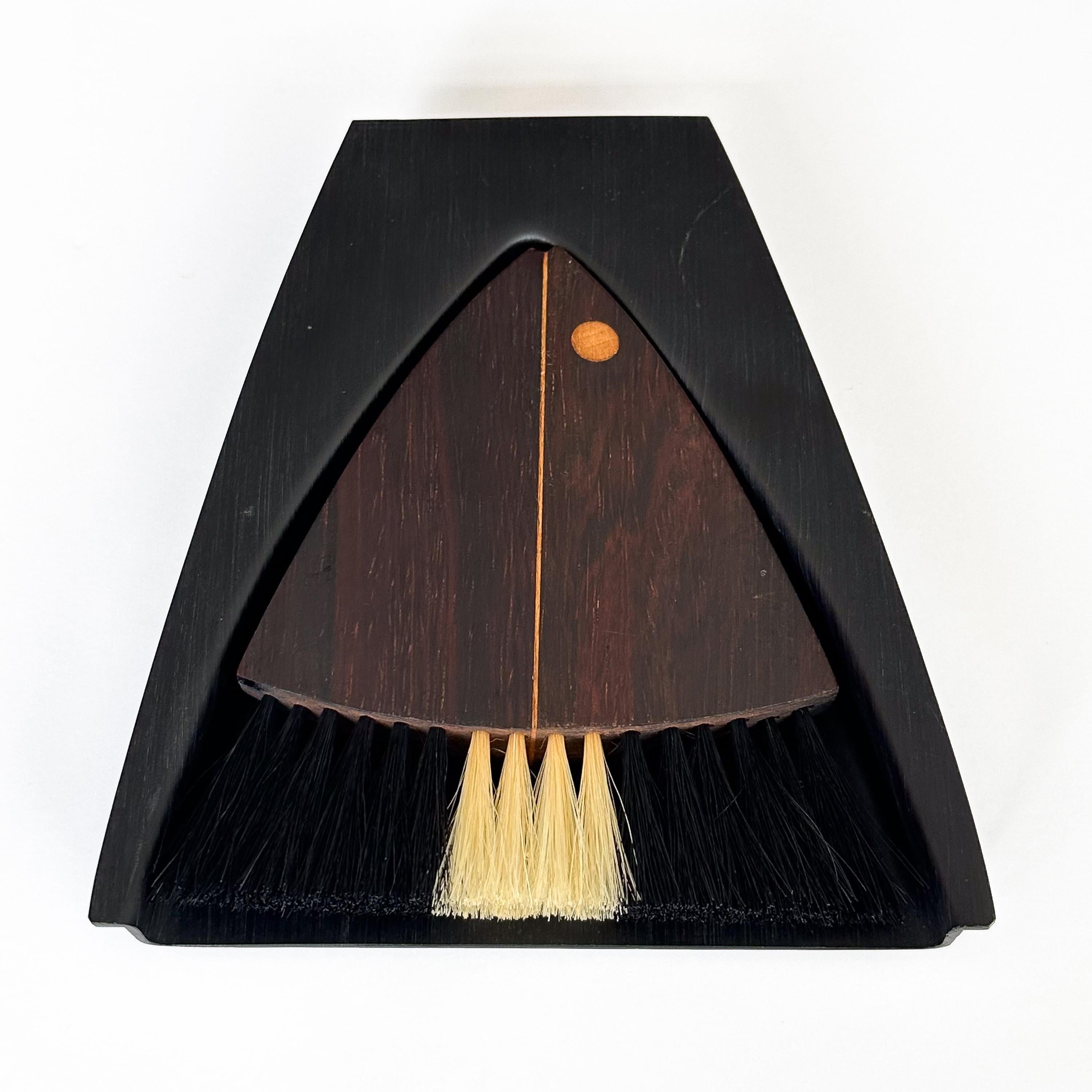Mid-Century Modern Danish Rosewood Crumb Brush by Laurids Lonborg
