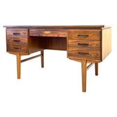 Antique Danish rosewood desk, 1960s