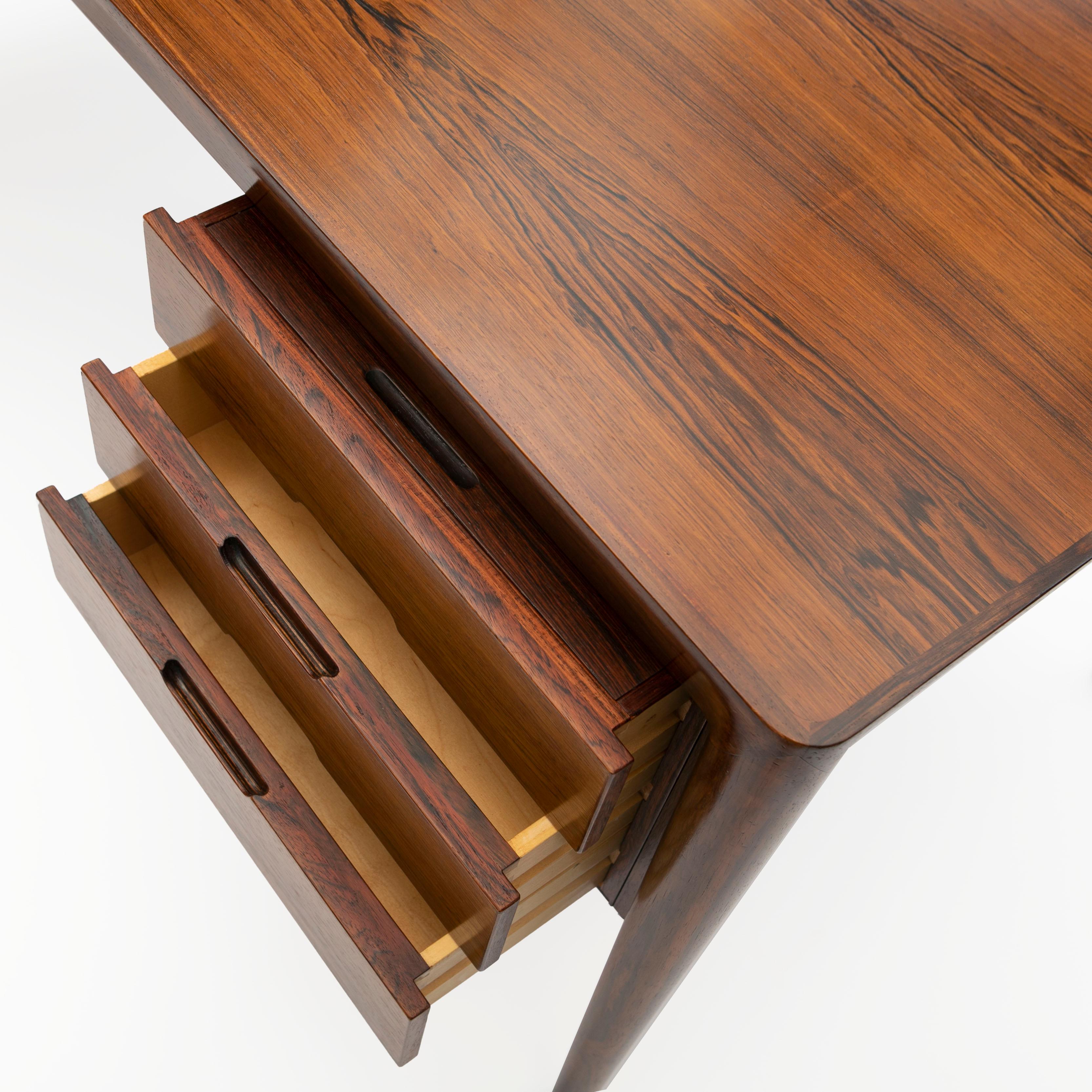 Danish Rosewood Desk by Erik Riisager Hansen 8