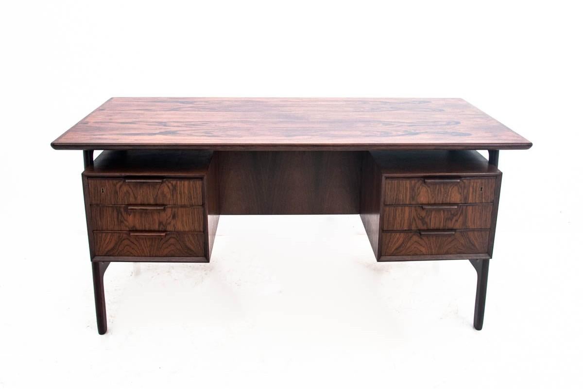 Danish Rosewood Desk by Omann Jun Møbelfabrik Model 75 5