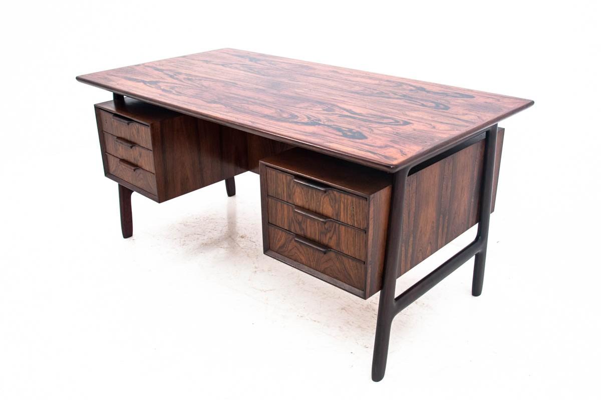 Danish Rosewood Desk by Omann Jun Møbelfabrik Model 75 4
