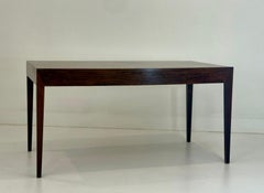 Escritorio danés de palisandro de Severin Hansen Jr. para Haslev, años 60