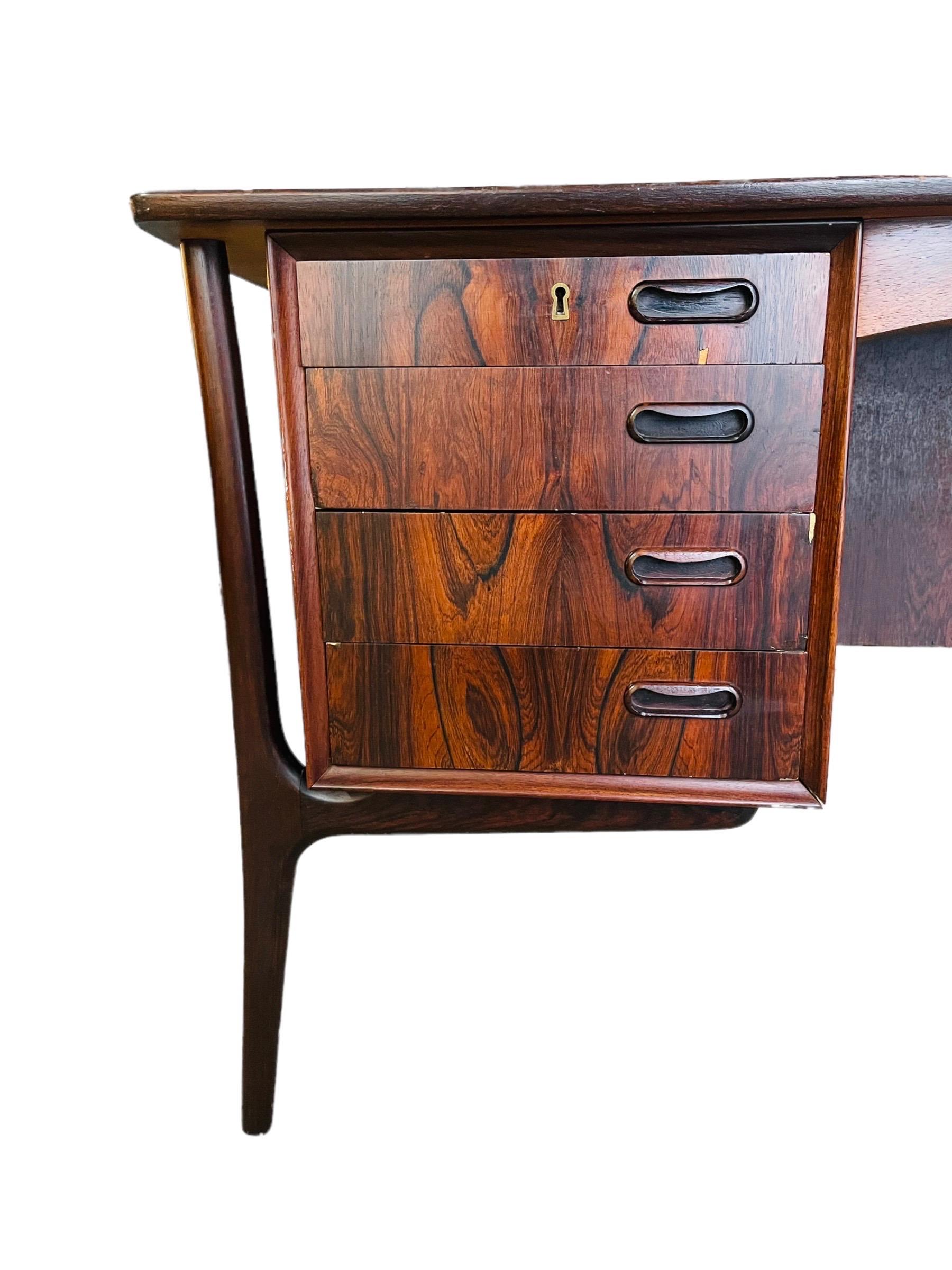 Danish Rosewood Desk by Svend Aage Madsen for H.P. Hansen 5