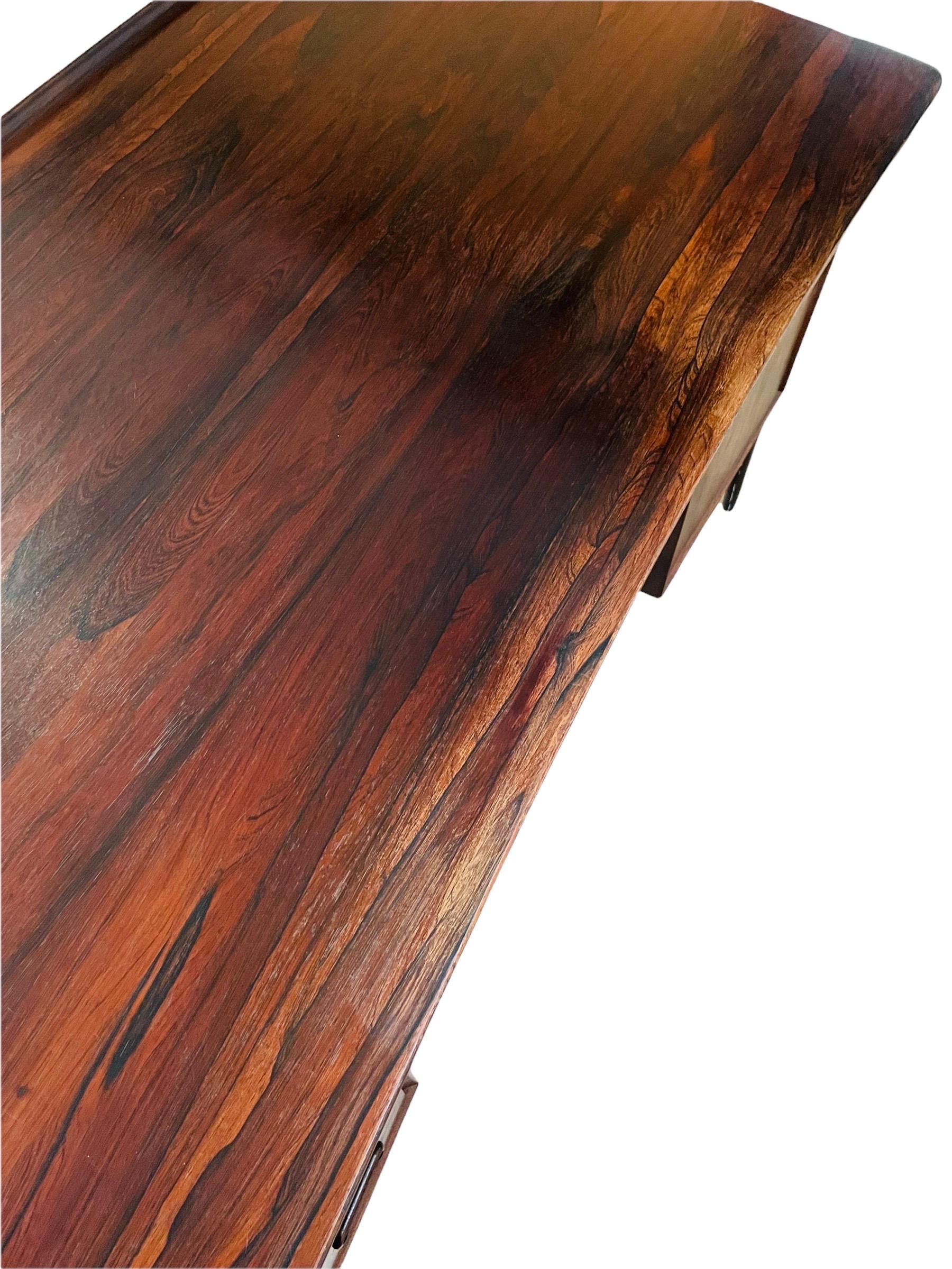 Danish Rosewood Desk by Svend Aage Madsen for H.P. Hansen 10