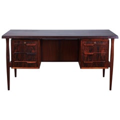 Danish Rosewood Desk Midcentury Danish Rosewood Desk Midcentury
