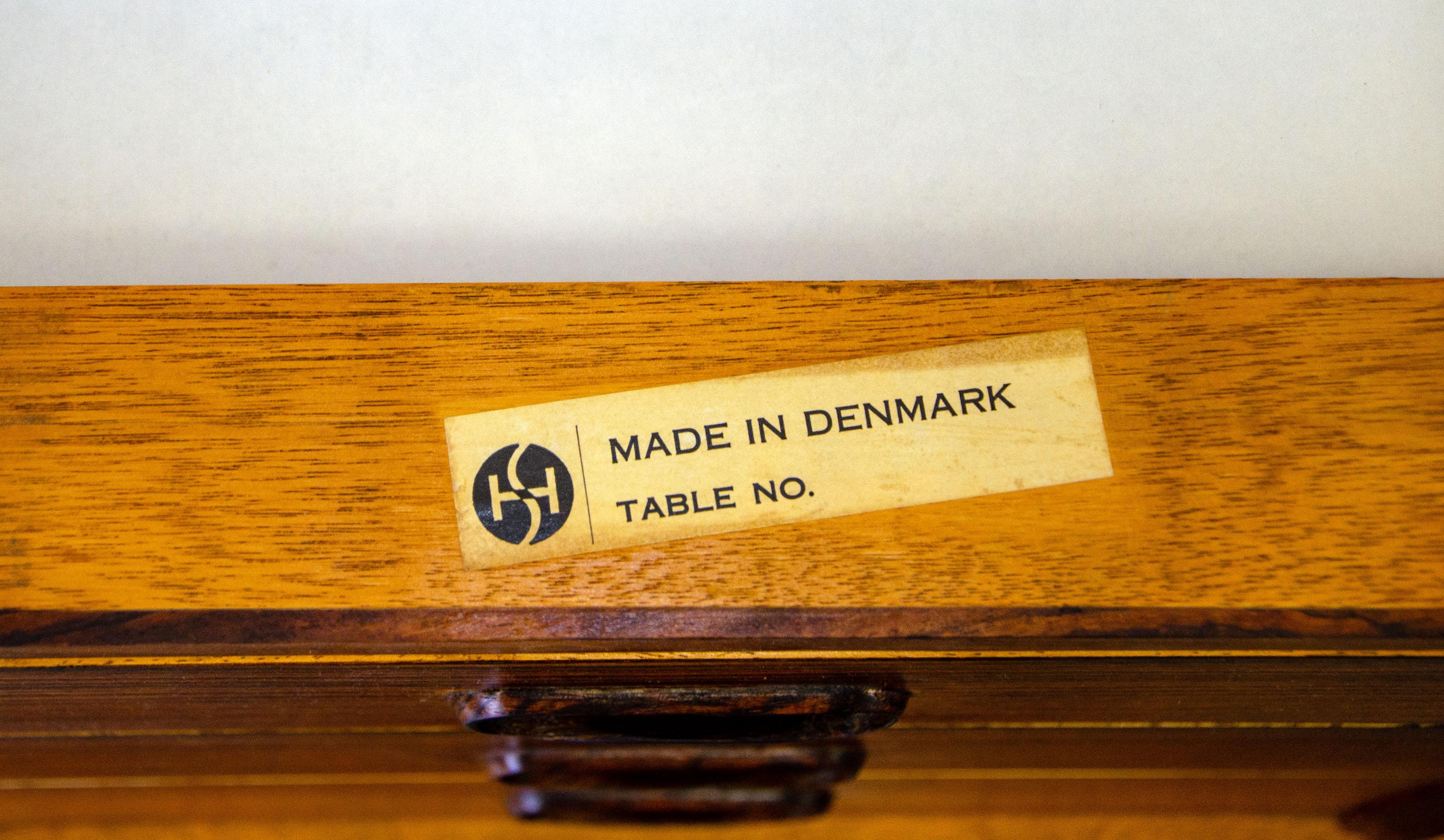 Danish Rosewood Desk with Extension, Arne Vodder for H. Sigh & Søns Møbelfabrik 8