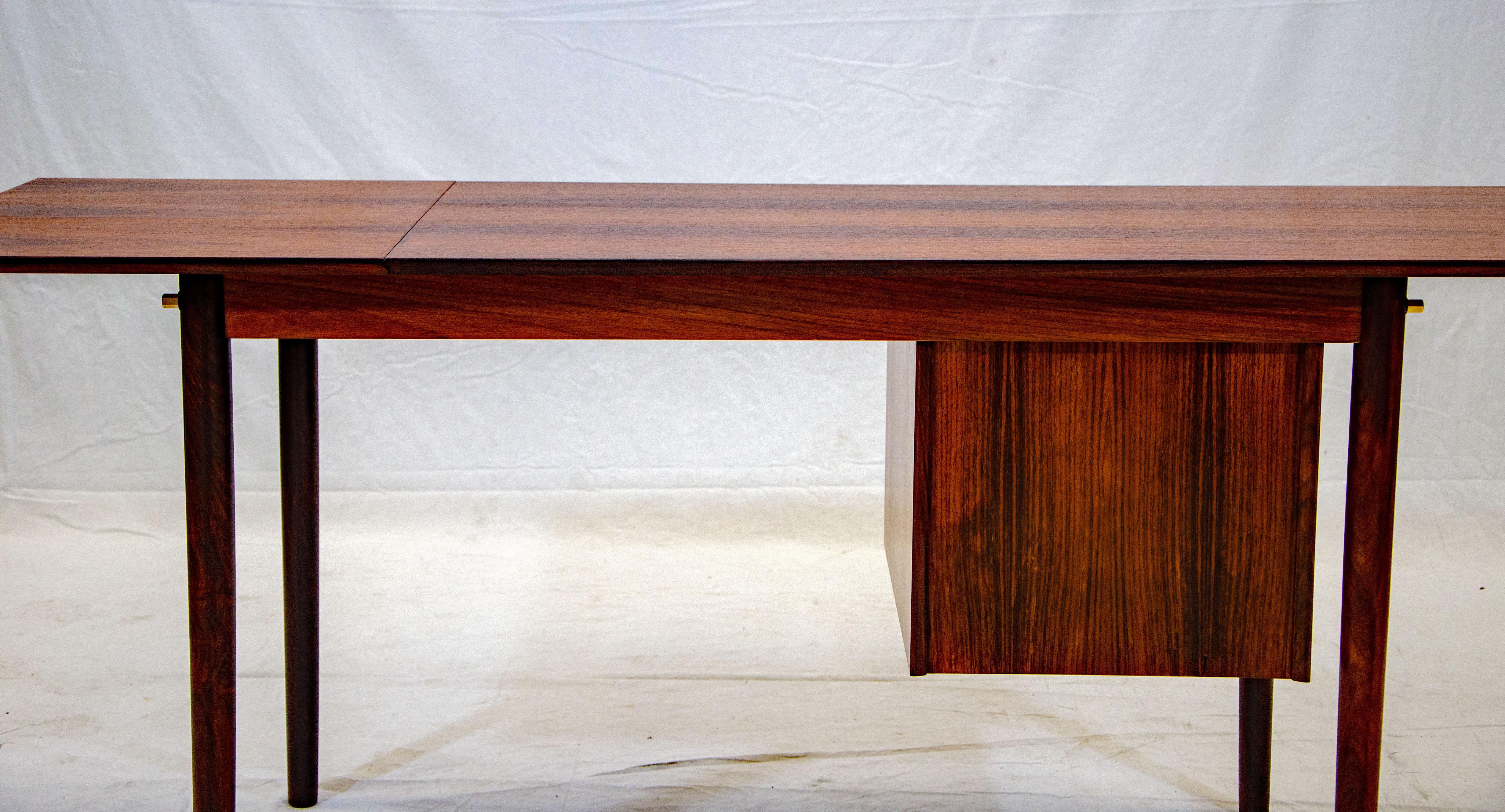 Danish Rosewood Desk with Extension, Arne Vodder for H. Sigh & Søns Møbelfabrik 1