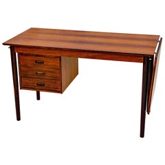 Danish Rosewood Desk with Extension, Arne Vodder for H. Sigh & Søns Møbelfabrik