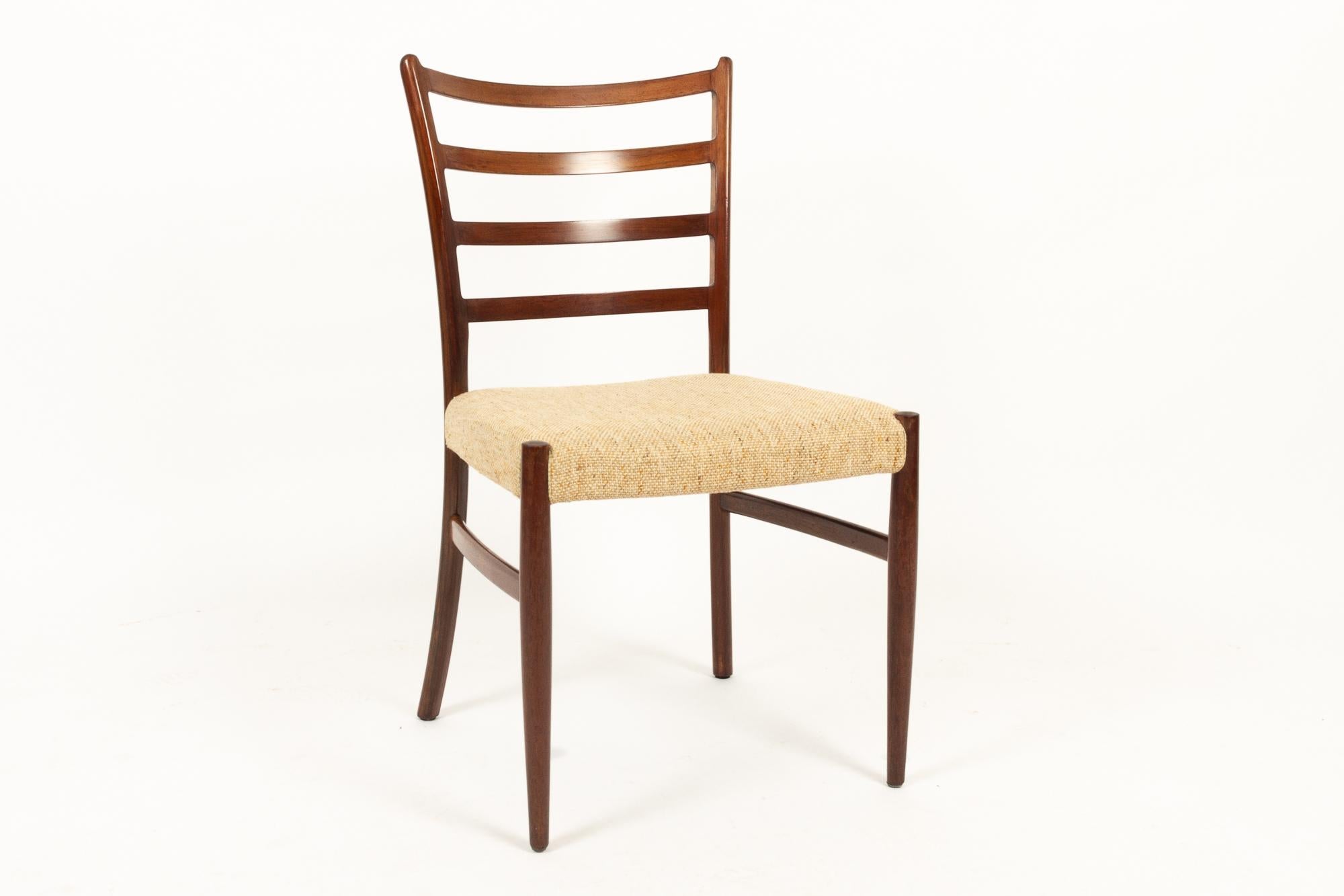 Danish Rosewood Dining Chairs by Schou Andersen 1960s Set of 6 4