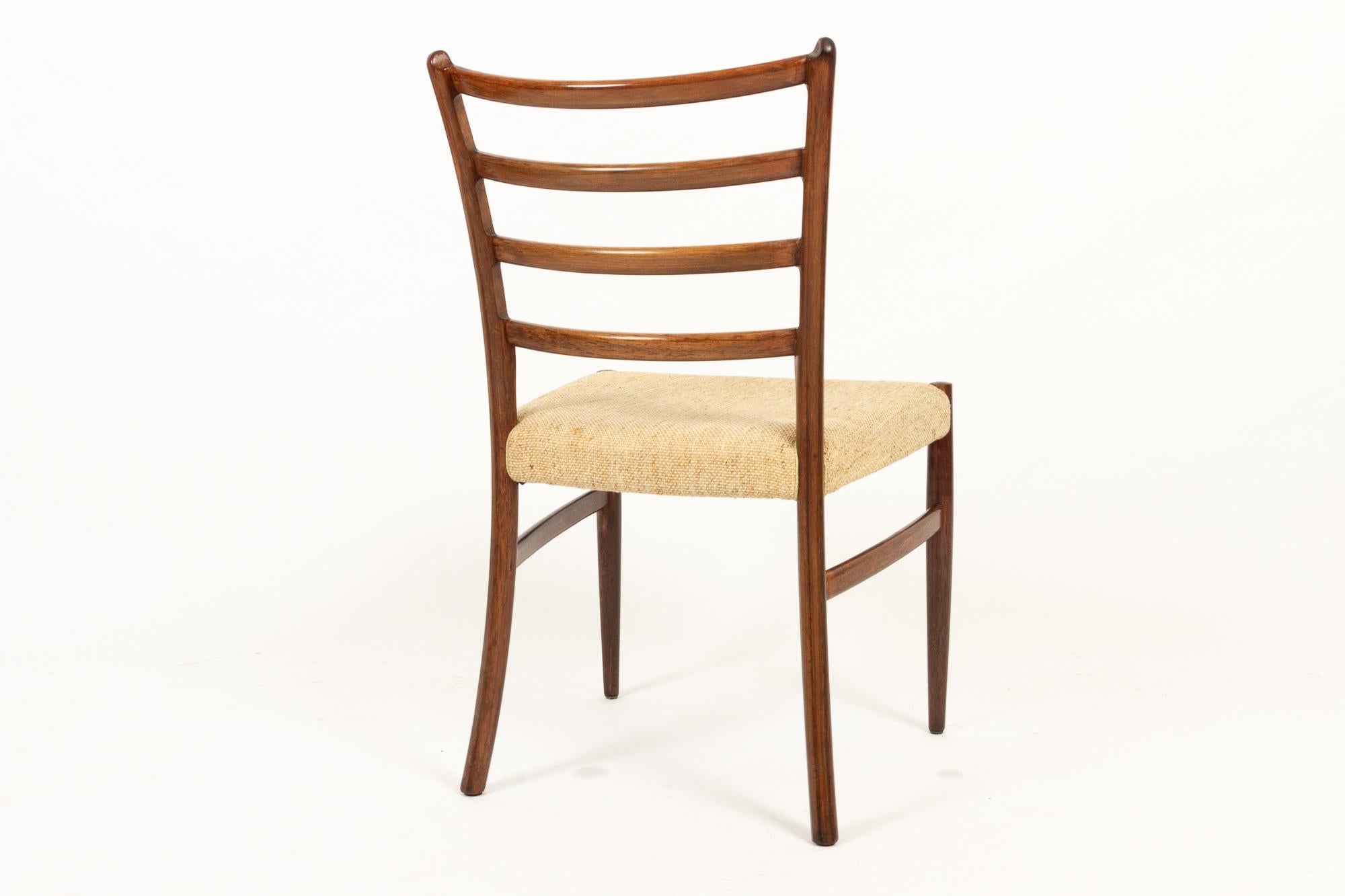 Danish Rosewood Dining Chairs by Schou Andersen 1960s Set of 6 2
