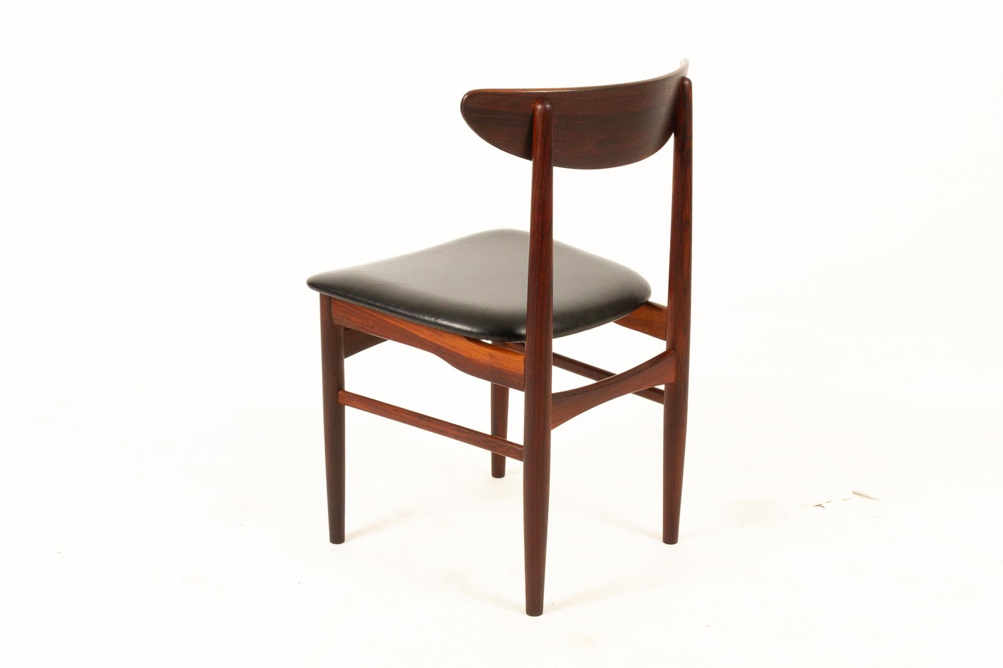 Danish Rosewood Dining Chairs by Skovby Møbelfabrik 1960s Set of 8 4