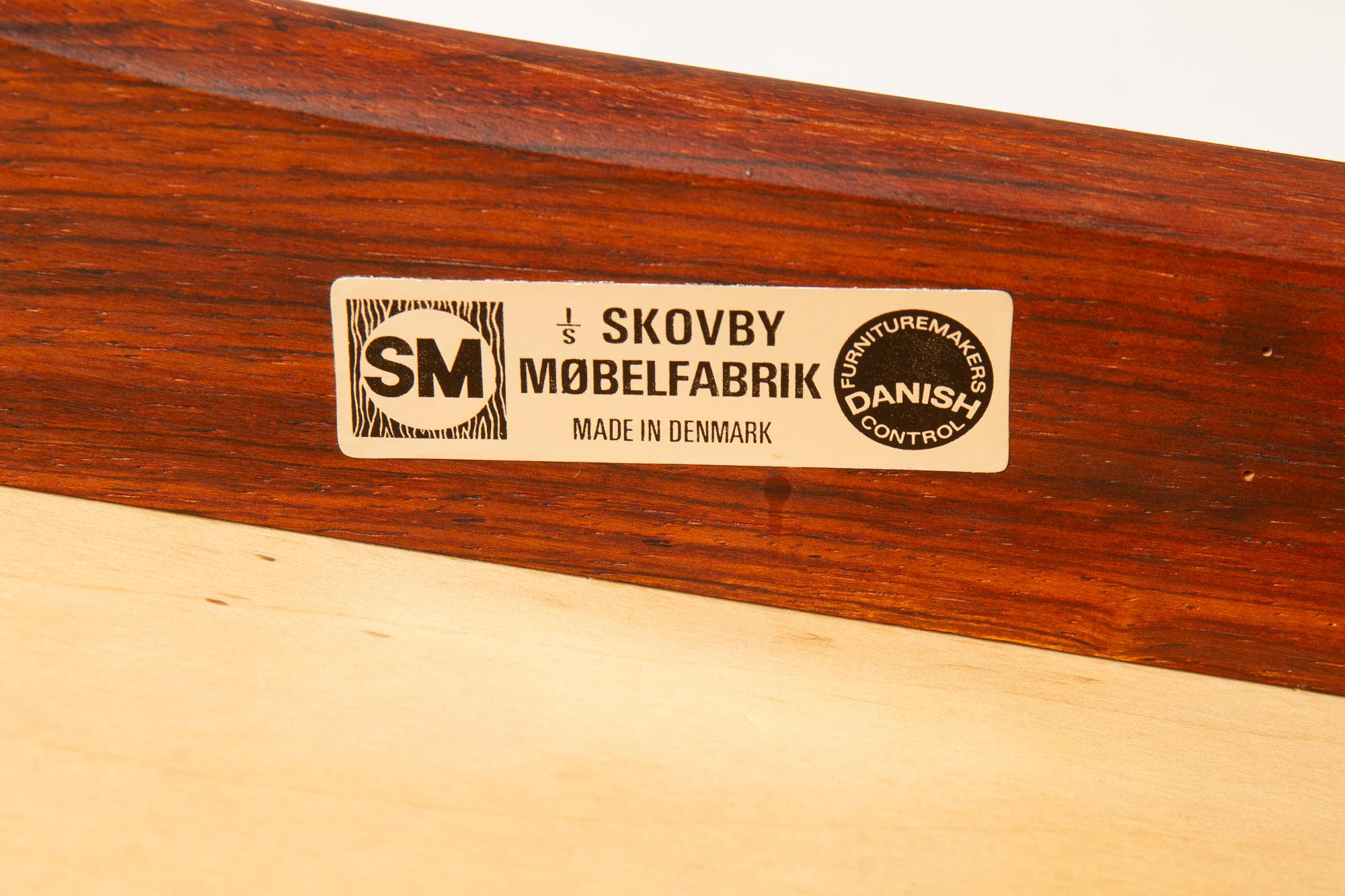 Danish Rosewood Dining Chairs by Skovby Møbelfabrik 1960s Set of 8 13