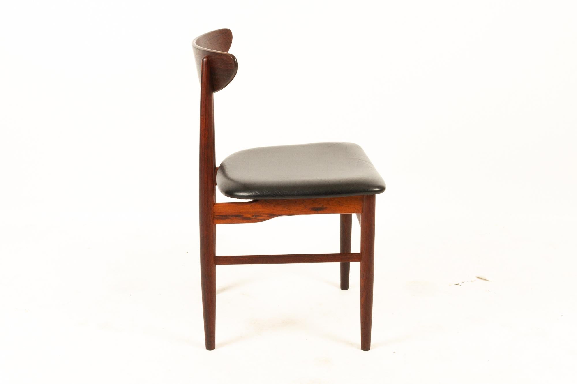 Danish Rosewood Dining Chairs by Skovby Møbelfabrik 1960s Set of 8 1