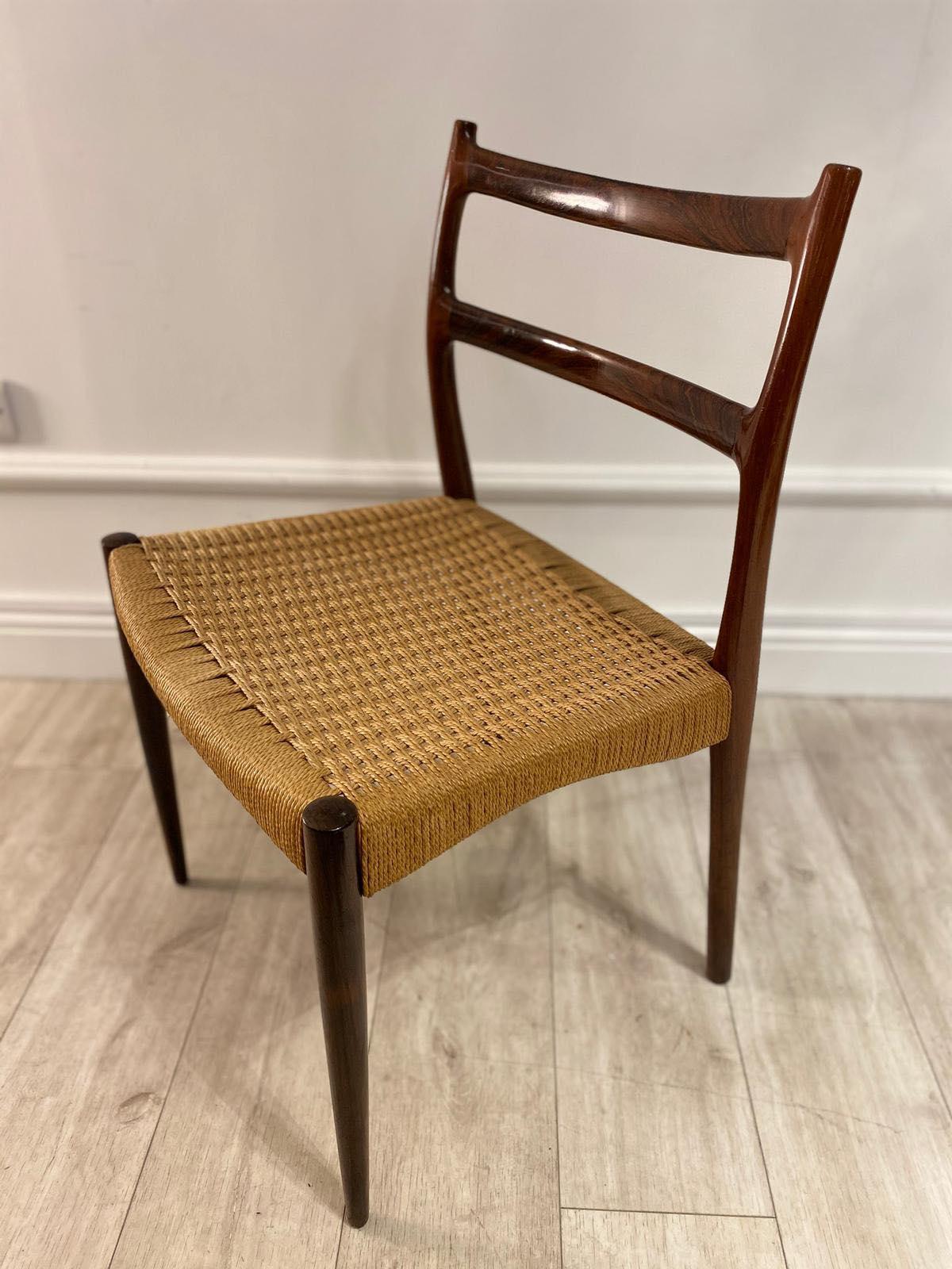 Danish Rosewood Dining Chairs by Soren Lodefoged for Mobler 1960s, Set of 6 In Good Condition In London, GB