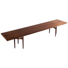 Danish Rosewood Dining Table by Arne Vodder, 1960s