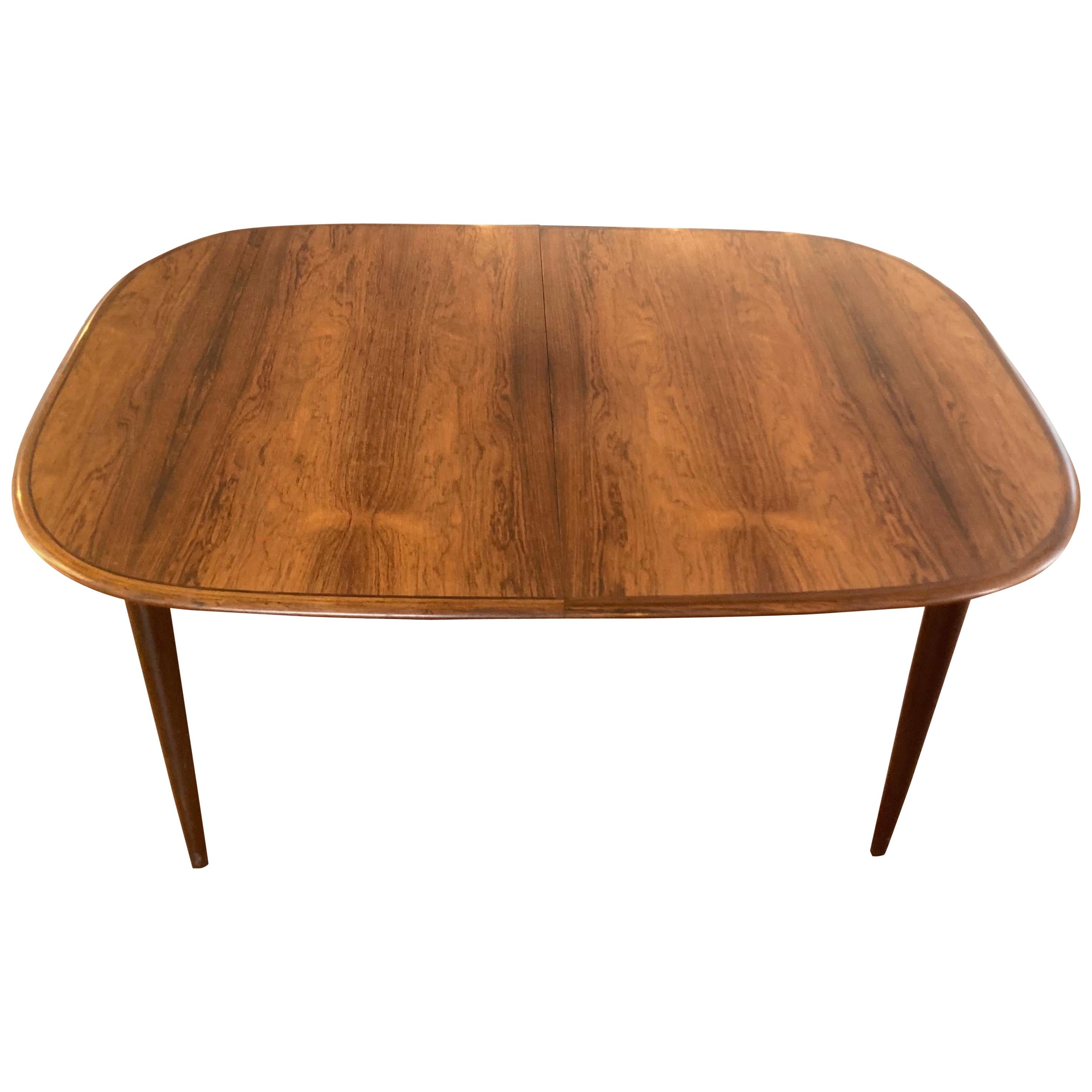 Danish Rosewood Dining Table by Hans Skovmand, circa 1960 For Sale