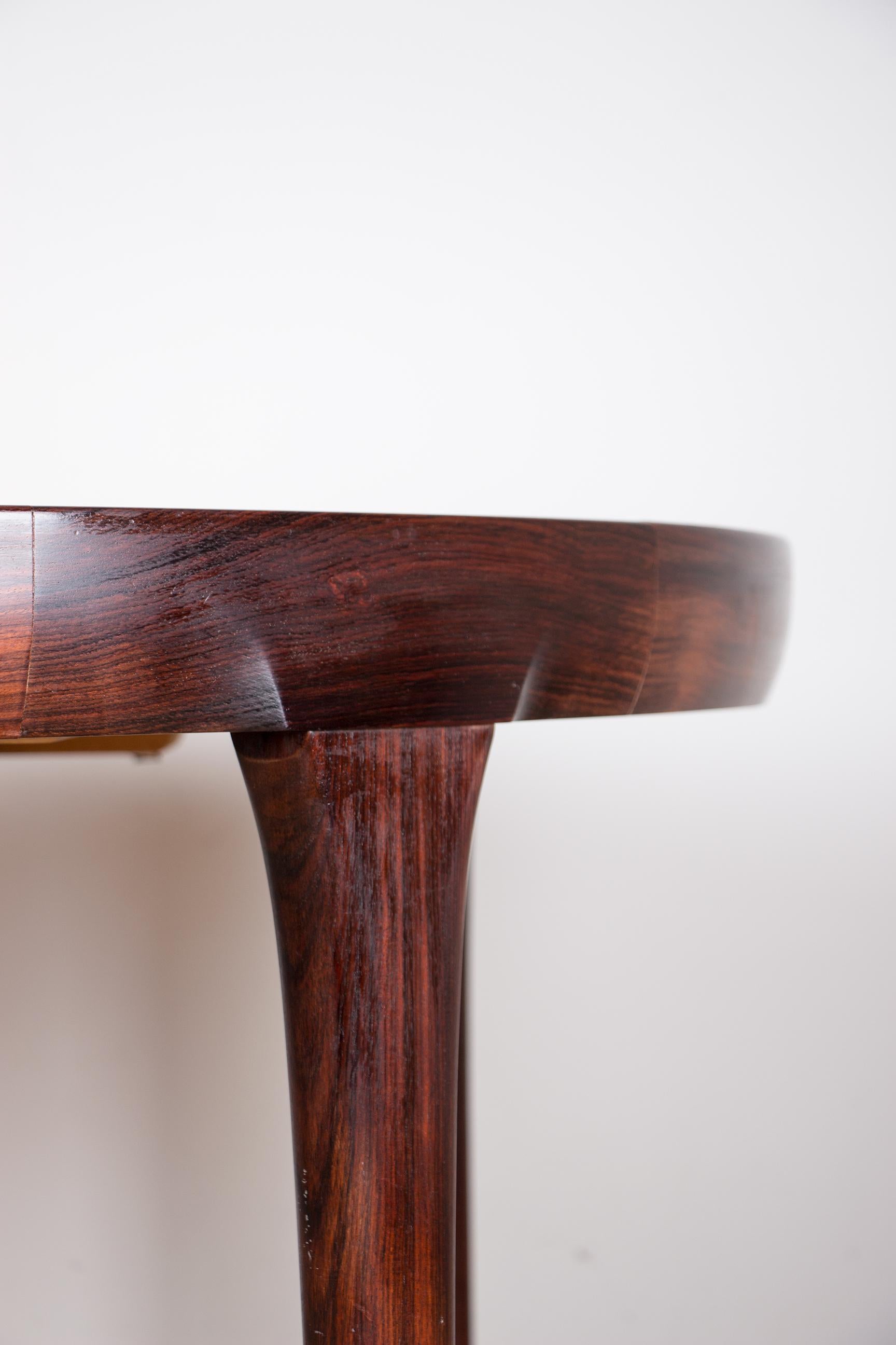Danish Rosewood Dining Table by Ib Kofod-Larsen for Faarup, 1960s 2