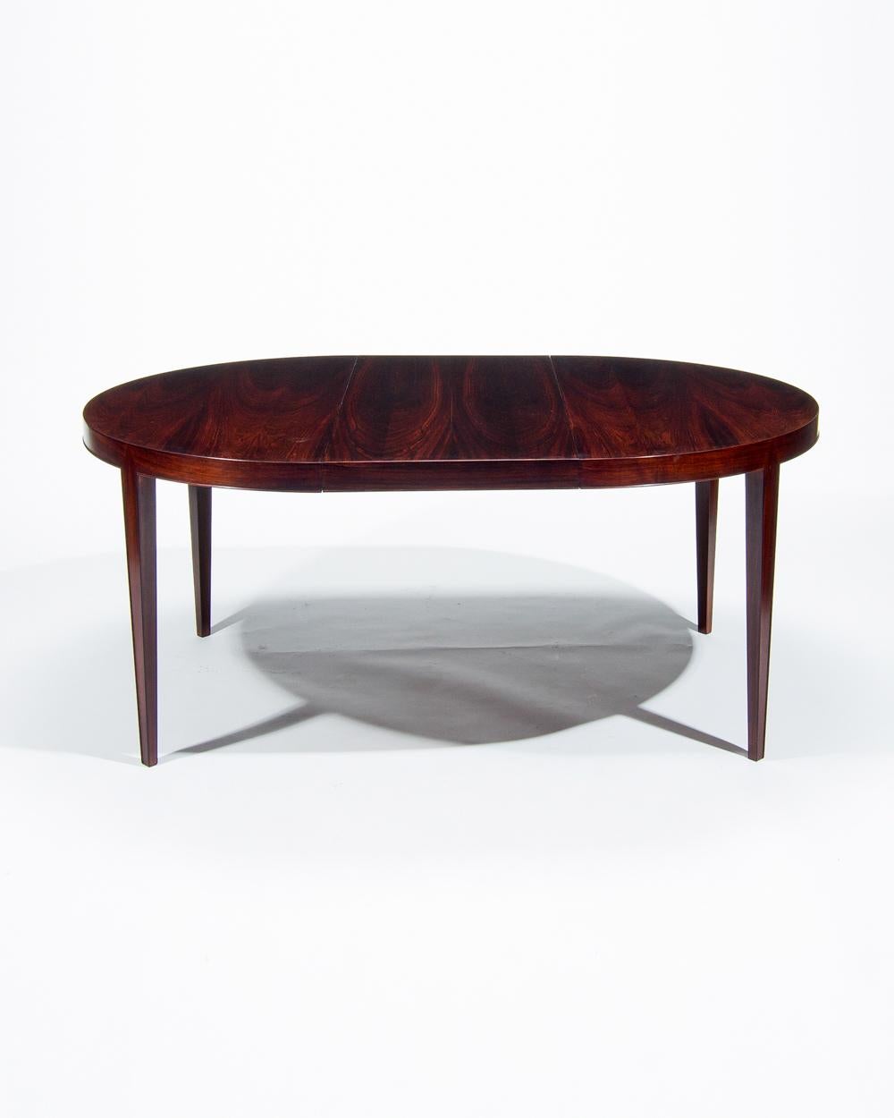Danish Rosewood Dining Table by Severin Hansen, Midcentury Design, 1960s In Good Condition For Sale In London, GB