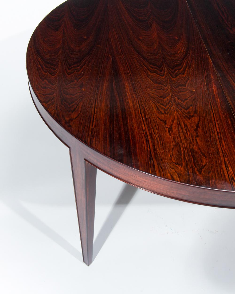 Danish Rosewood Dining Table by Severin Hansen, Midcentury Design, 1960s For Sale 1